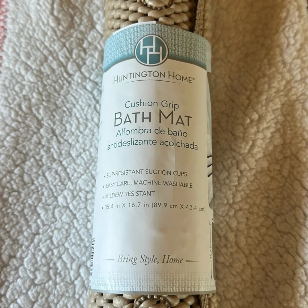 Huntington Home Cushion Grip Bath Mat